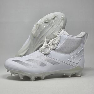 Adidas Mens Adizero Chaos Football Lineman Cleats IF5117 White Size 11.5 New
